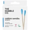 Natural Cotton Swabs Blue 100pcs