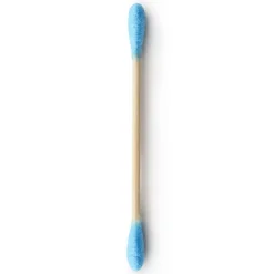 Natural Cotton Swabs Blue 100pcs
