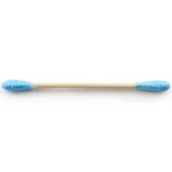 Natural Cotton Swabs Blue 100pcs