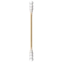 Natural Spiral Cotton Swabs White 100pcs