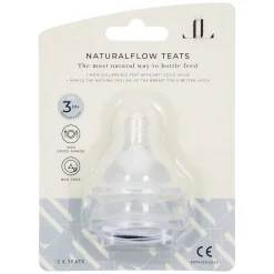Naturalflow Teats 2pcs 3m+