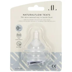 Naturalflow Teats 2pcs 0m+