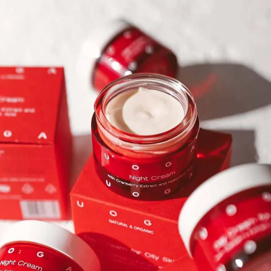 Night Cream With Cranberry Extract And Hyaluronic Acid 30ml