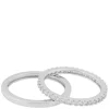 Nisi Double Ring Silver Large