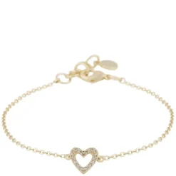 Nisi Heart Bracelet Gold Onesize
