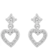 Nisi Heart Earring Silver Onesize
