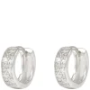 Nisi Stone Hoop Earring Silver 8mm