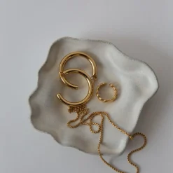 Nori Link Chain Necklace Stainless Steel Gold