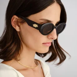 Nouveau Vie Black With Green Mono Lens