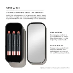 Nude Natural Lips Founders Mini Lip Kit 3pcs