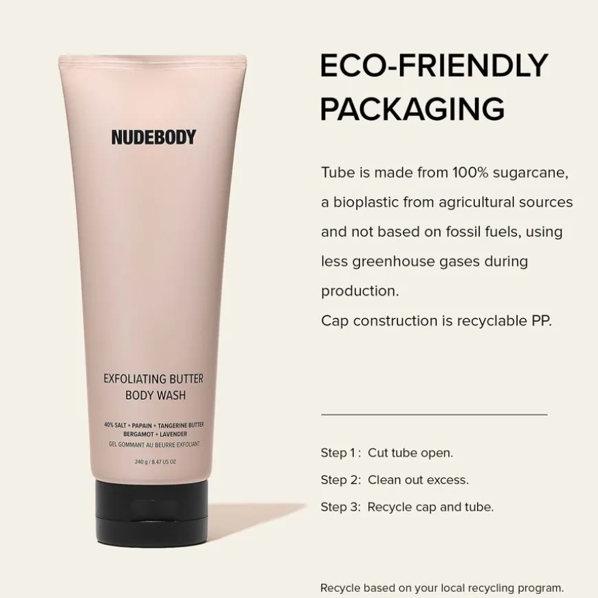Nudebody Exfoliating Butter Body Wash 240g