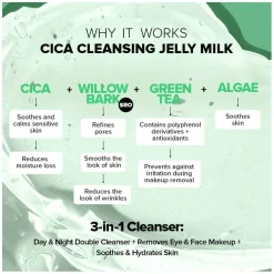 Nudeskin Cica Cleansing Jelly Milk 60ml