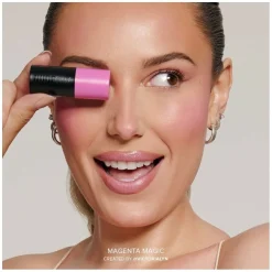 Nudies Matte + Glow Core All Over Face Blush Color Magenta Magic 5g