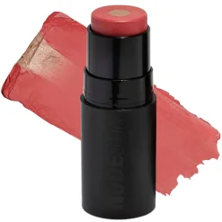 Nudies Matte + Glow Core All Over Face Blush Color Sunset Gold 5g