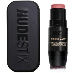 Nudies Matte All Over Face Blush Color Sunkissed Pink 7g