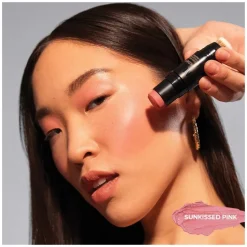 Nudies Matte All Over Face Blush Color Sunkissed Pink 7g