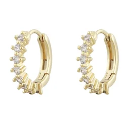 Nuit Small Ring Ear Gold/Clear 14,5mm