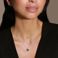 Orelia Mini Knot Fine Collar Necklace