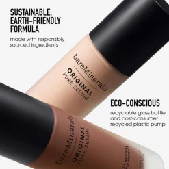 Original Pure Serum Liquid Foundation Medium Deep Warm 4 30ml