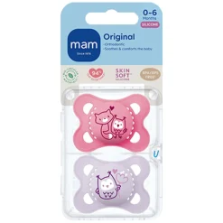 Original Silk Teat Pacifier Pink 0-6mnd