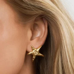 Orla Starfish Stud Earrings