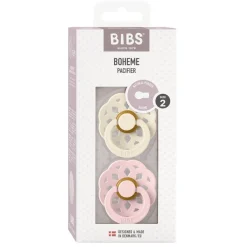 Pacifier Boheme Latex Ivory/Blossom Size 2 2pcs