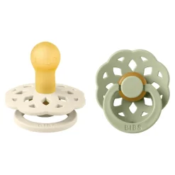 Pacifier Boheme Latex Ivory/Sage Size 1 2pcs