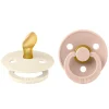 Pacifier Colour Latex Anatomical Ivory/Blush Size 1 2pcs