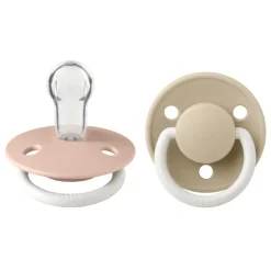 Pacifier De Lux Silicone Blush Glow/Vanilla Glow Onesize 2pcs