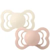Pacifier Supreme 2 PACK Silicone Size 1 Ivory/Blush