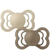 Pacifier Supreme 2 PACK Silicone Size 2 Vanilla/Dark Oak