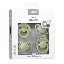 Pacifiers Try It Collection Sage Size 1 4pcs