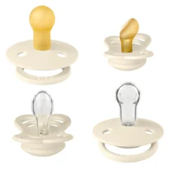 Pacifiers Try It Collection Ivory Size 1 4pcs