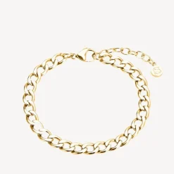 Panzer Bracelet Gold Plated 17cm