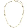 Panzer Necklace Gold Plated 42cm