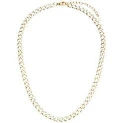 Panzer Necklace Gold Plated 42cm