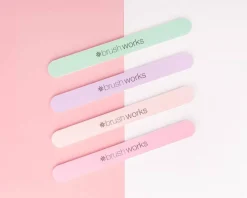 Pastel Coloured Nail Files 4pcs