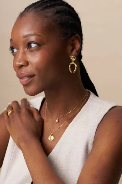 Pearl & Medallion 2-Row Necklace