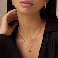 Polished Chubby Mid-Size Hoops