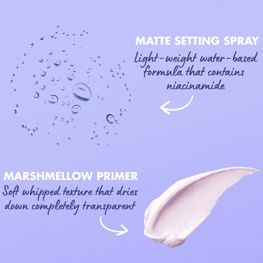 Prep & Set Duo Setting Spray Matte Finish + Marshmellow Primer