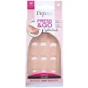 Press & Go French Look Pink Medium Sqaure 24pcs