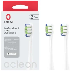 Professional Clean Brush Head White 2pcs