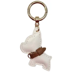 Puppy Bag Charm White