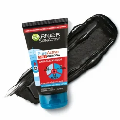 PureActive BHA Charcoal 3-In-1 Anti-Blackhead Wash Scrub Mask 150ml