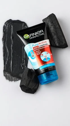 PureActive BHA Charcoal 3-In-1 Anti-Blackhead Wash Scrub Mask 150ml