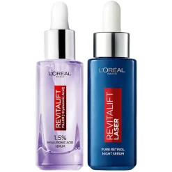Revitalift Filler 1,5% Hyaluronic Acid Serum + Revitalift Laser Pure Retinol Night Serum