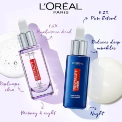 Revitalift Filler 1,5% Hyaluronic Acid Serum + Revitalift Laser Pure Retinol Night Serum