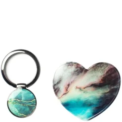 Ringholder og Heart Pop til mobil - Grønn