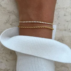 Rope Chain Bracelet Gold