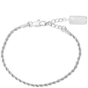 Rope Chain Bracelet Silver
